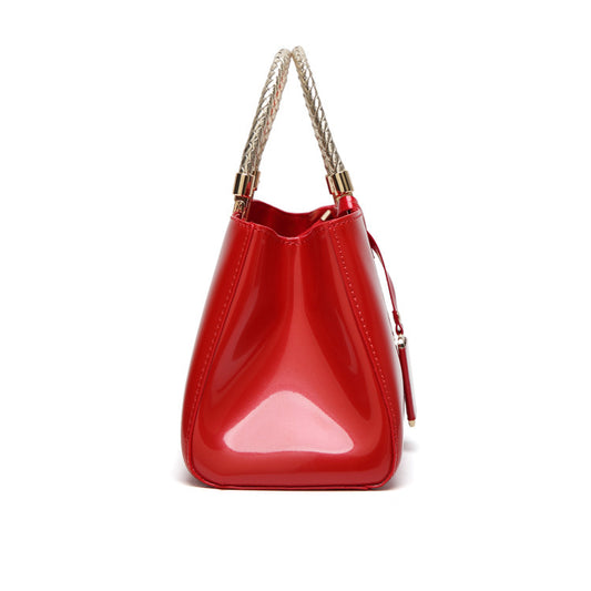 Women's Patent Leather Hand Holding One Wedding Handbags