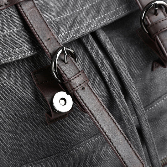 Men's Canvas Simple Large Capacity Computer Backpacks
