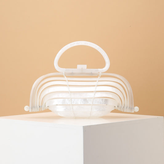 Cage Design Basket Hollow Hand Vacation Evening Bags