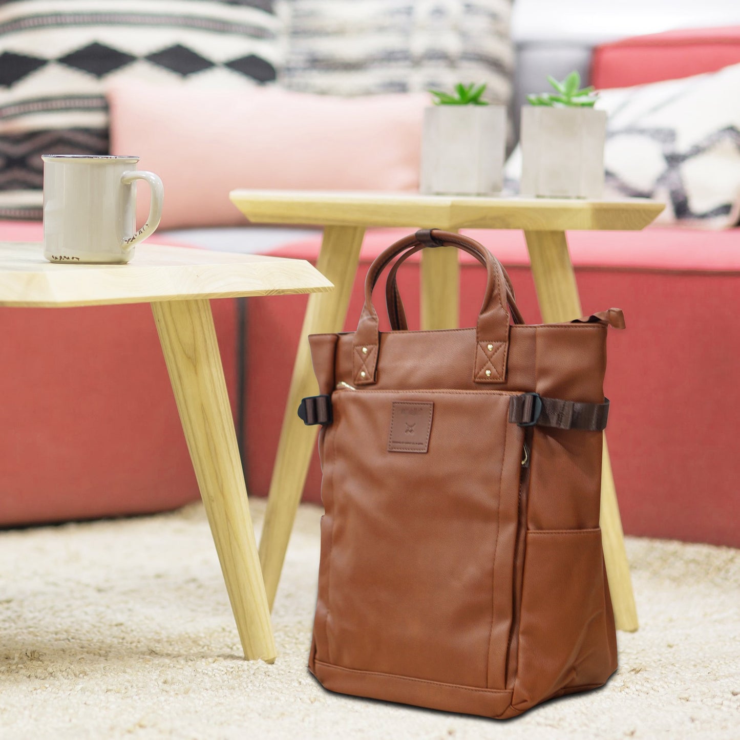 Women's & Men's & Leather Business Computer Backpacks
