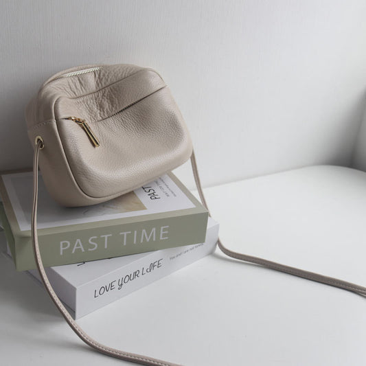 Packet Litchi Pattern First Layer Female Shoulder Bags