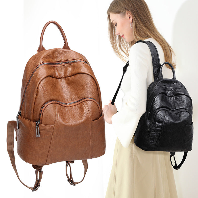 Women's Beautiful Trendy Fashion Soft Leather Backpacks