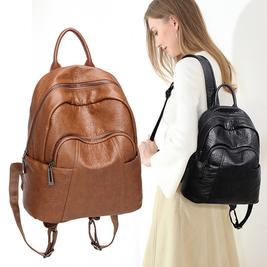 Women's Beautiful Trendy Fashion Soft Leather Backpacks