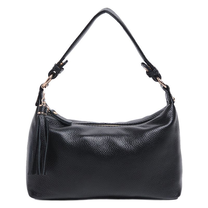 Women's Korean Style Retro Fashion Portable Top Layer Handbags