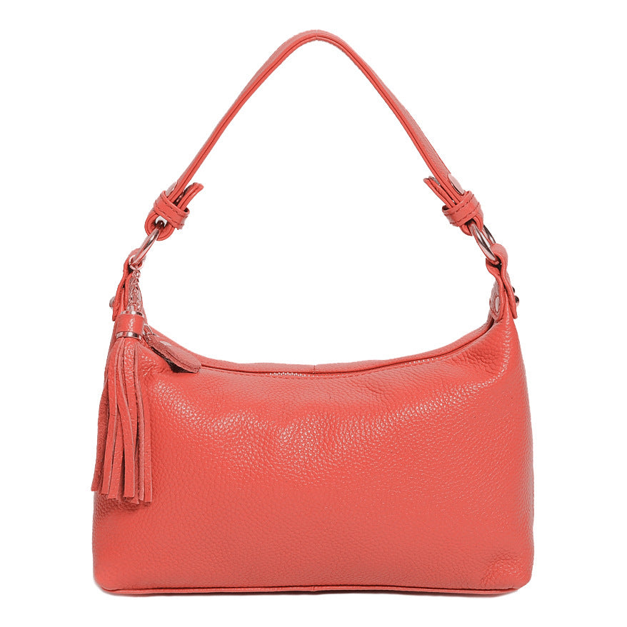 Women's Korean Style Retro Fashion Portable Top Layer Handbags