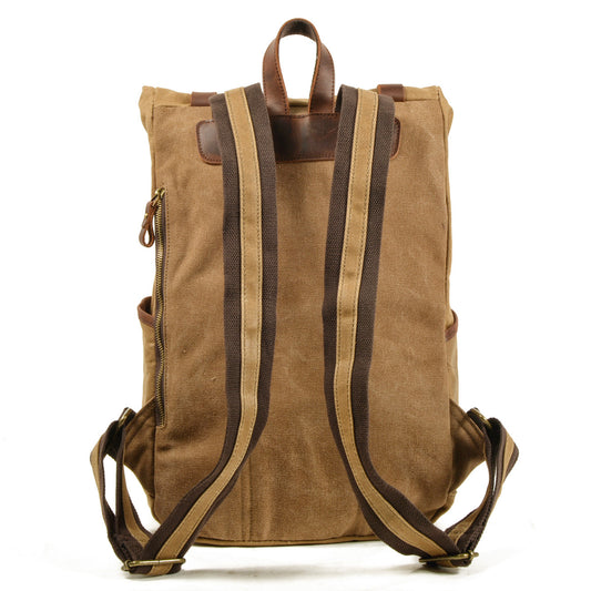 Men's Canvas Knight Motorcycle Waterproof Breathable Military Backpacks