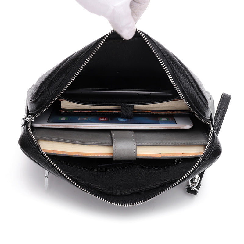 Men's Clutch Genuine Leather Hand Grab First Layer Cowhide Business Men's Handbags