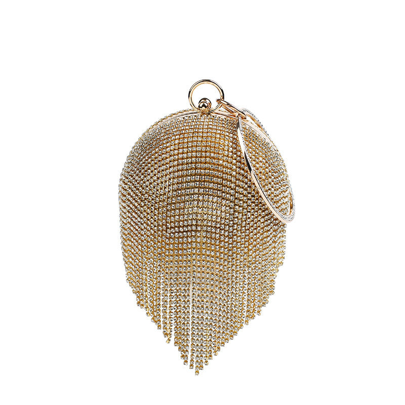 Fashion Gold Sier Ball Dinner Diamond Evening Bags