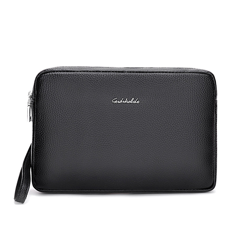 Men's Clutch Genuine Leather Hand Grab First Layer Cowhide Business Men's Handbags