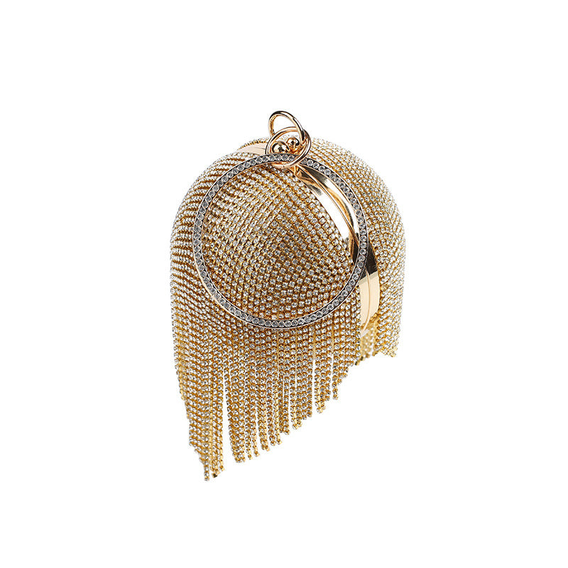 Fashion Gold Sier Ball Dinner Diamond Evening Bags