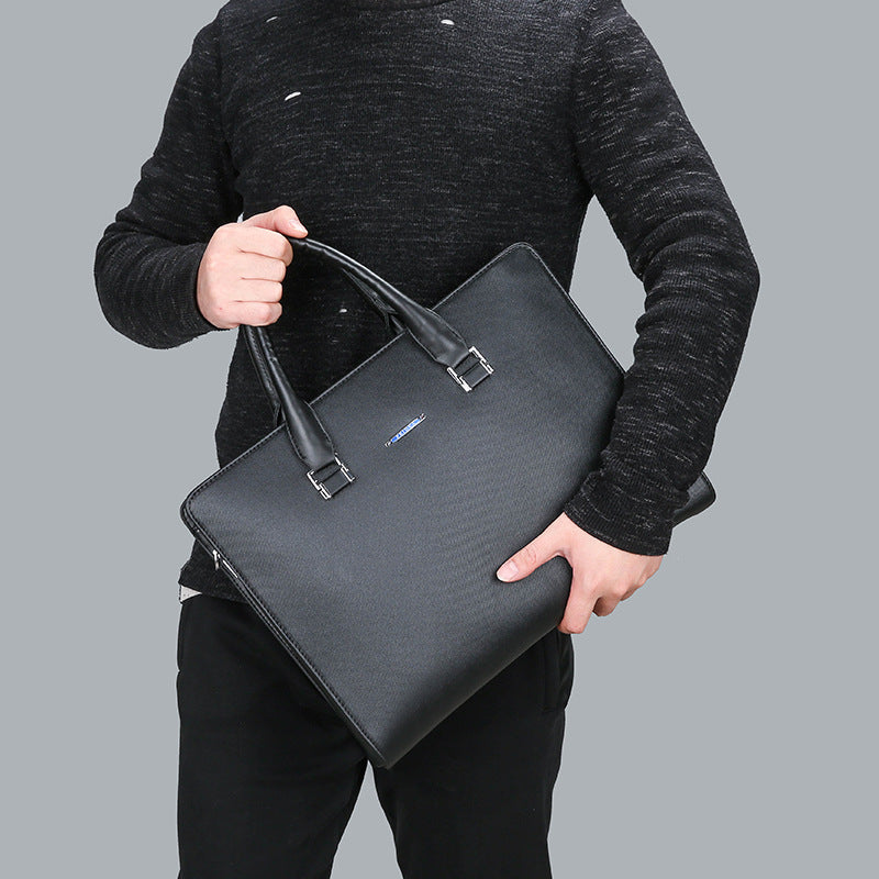 Men's Trendy Fashion Computer Business Big Men's Handbags