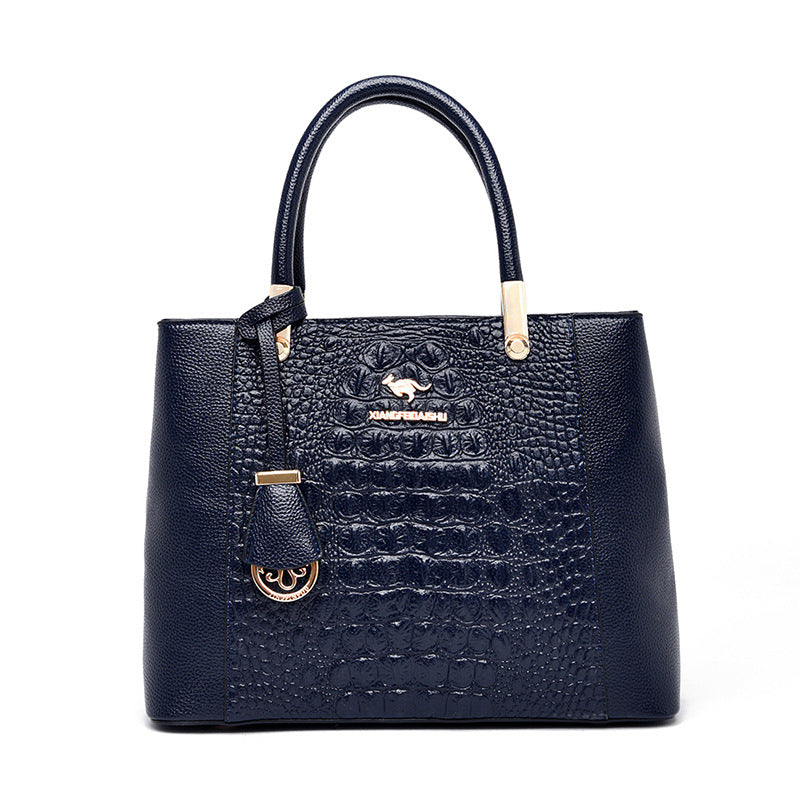 Women's Trendy Mother Elegant Alligator Print Handbags