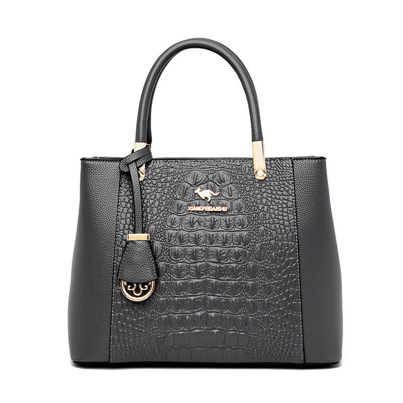 Women's Trendy Mother Elegant Alligator Print Handbags