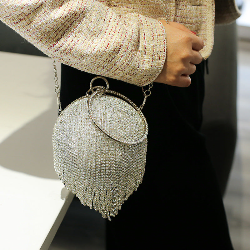 Fashion Gold Sier Ball Dinner Diamond Evening Bags