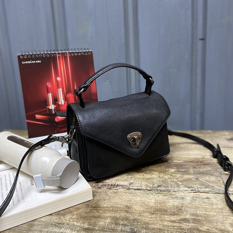 Women's Retro Envelope Mini Cowhide Fashion Crossbody Bags