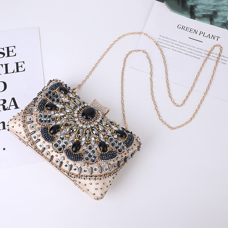 Pearl Embroidery Dinner Calm Elegant Charming Evening Bags