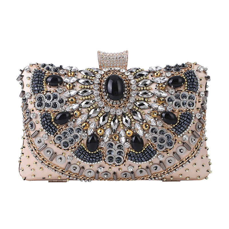 Pearl Embroidery Dinner Calm Elegant Charming Evening Bags