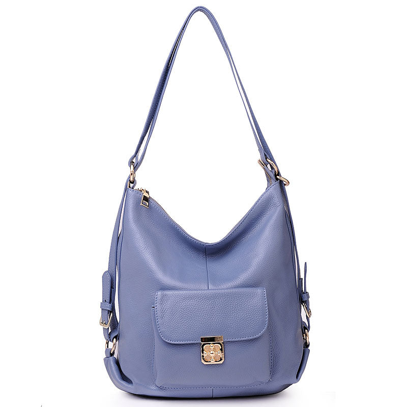 Women's Fashion Trendy Genuine Leather First Layer Backpacks