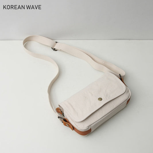 Cool Leisure Canvas Retro Versatile Back Crossbody Bags