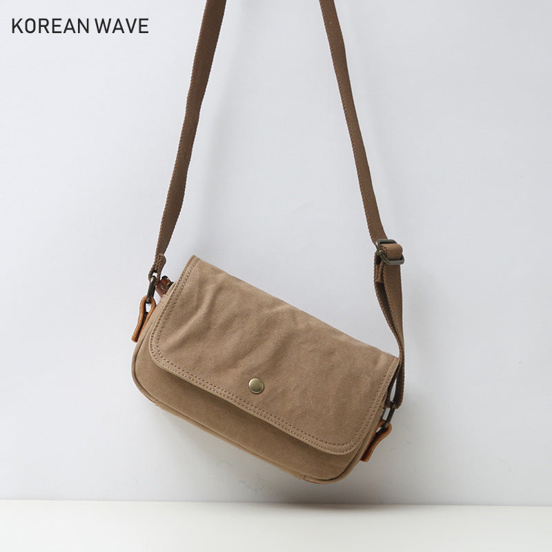 Cool Leisure Canvas Retro Versatile Back Crossbody Bags