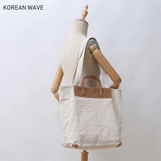 Women's & Men's & Portable Versatile Large Capacity Canvas Shoulder Bags