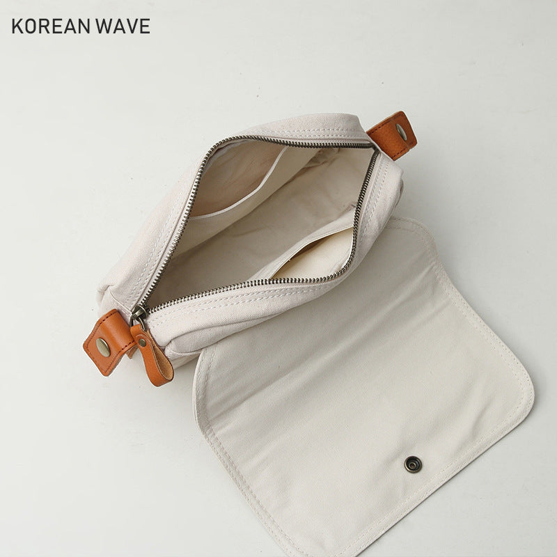 Cool Leisure Canvas Retro Versatile Back Crossbody Bags