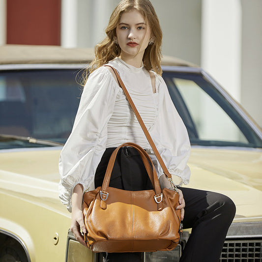 Women's Fashion Portable High Sense Versatile Large Shoulder Bags