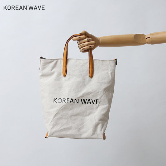 Women's Canvas Korean Style Printed Versatile Out Bags