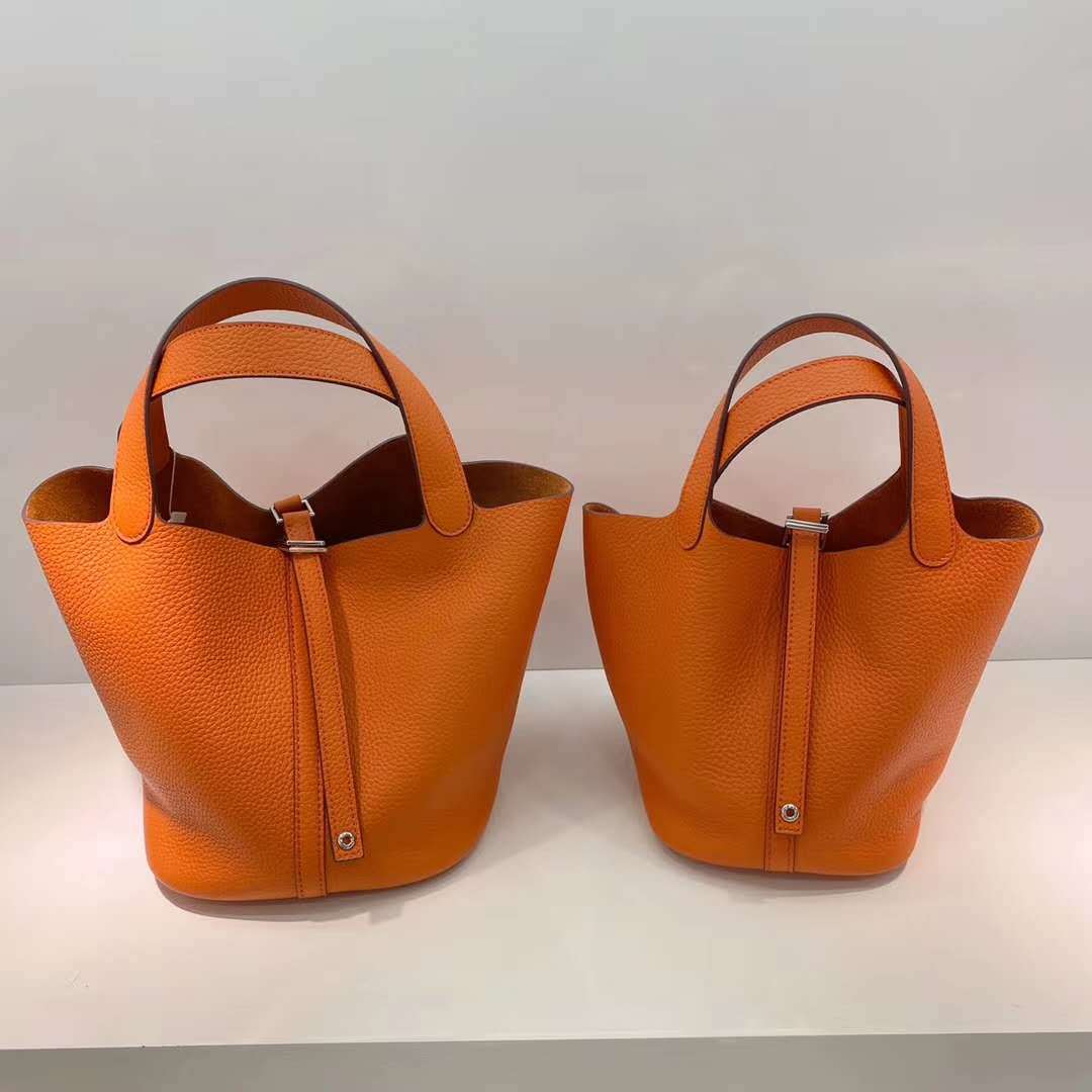 Women's First Layer Cowhide Vegetable Basket Soft Handbags