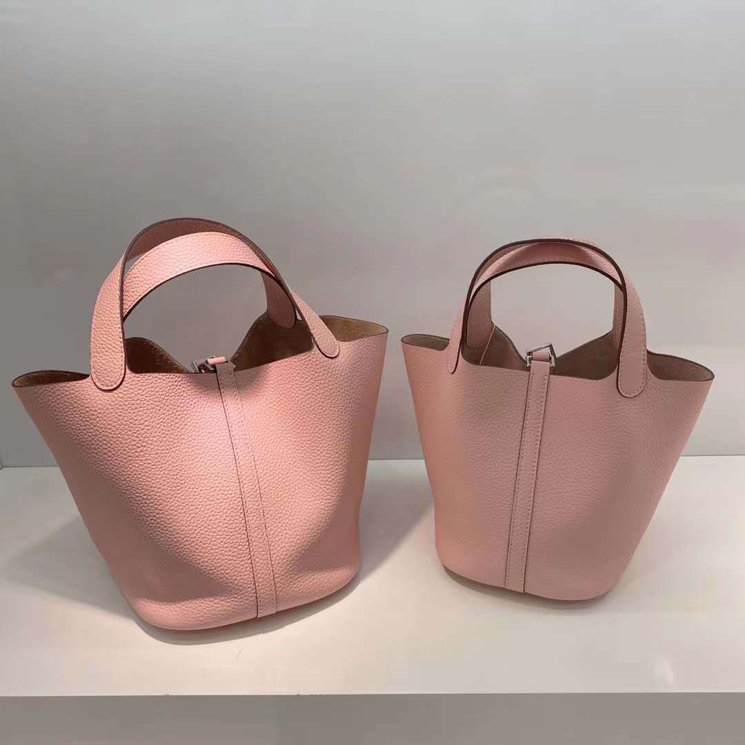 Women's First Layer Cowhide Vegetable Basket Soft Handbags