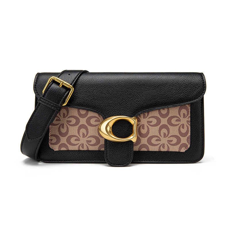 Women's Retro Dionysian Wide Strap Baguette Underarm Shoulder Bags