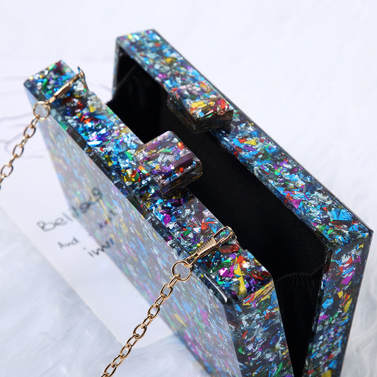 Sequins Pattern Acrylic Chain Fashion For Bags