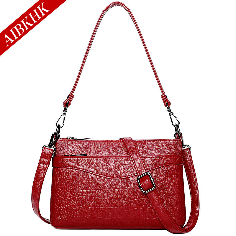 Pouch Female Crocodile Pattern Portable For Crossbody Bags
