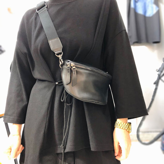 Leather Handmade First Layer Cowhide Saddle Shoulder Bags