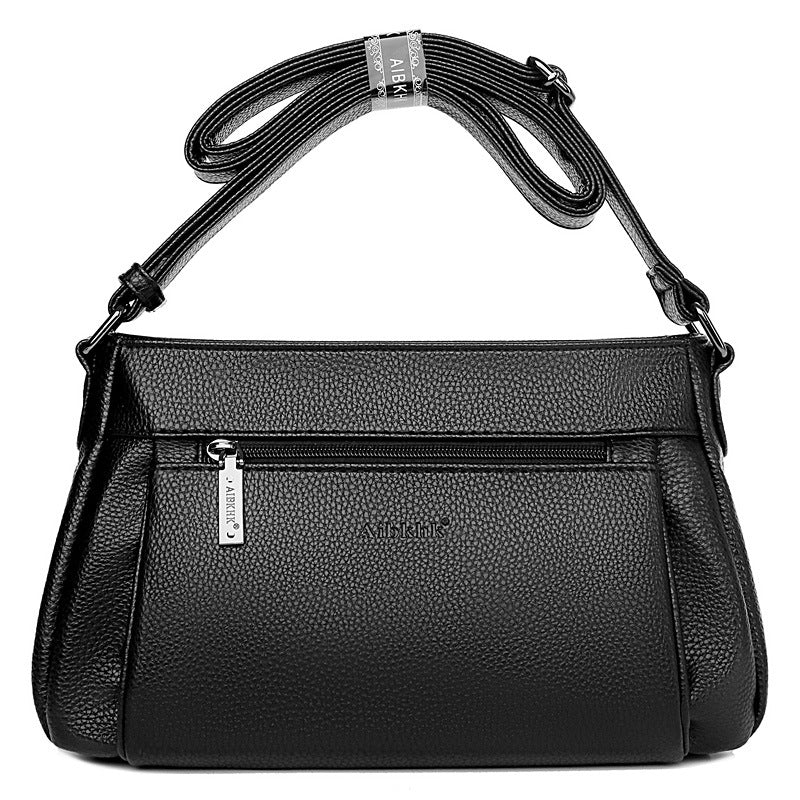 Women's Mother's Large Capacity Soft Leather Elegant Crossbody Bags