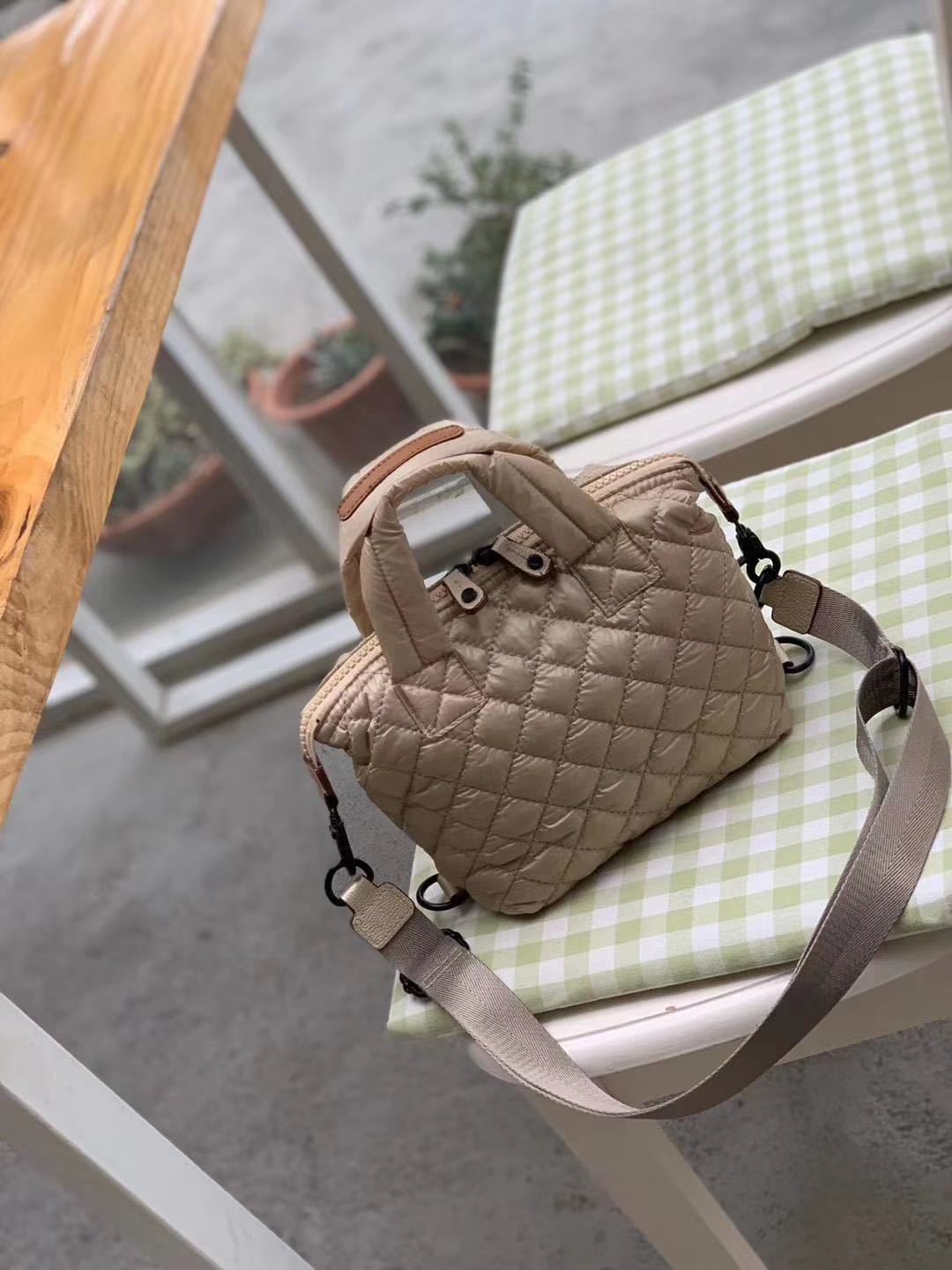 Diamond Korean Style Space Cotton Textured Nylon Cloth Fashion Crossbody Bags