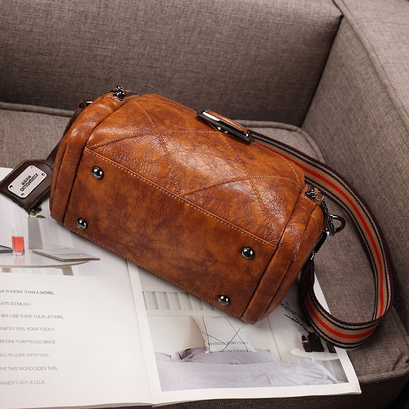 Women's Paul Summer Vintage Embroidered Rhombus Single Bags