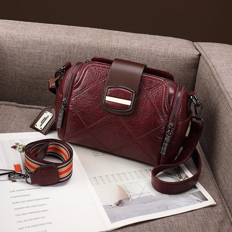 Women's Paul Summer Vintage Embroidered Rhombus Single Bags