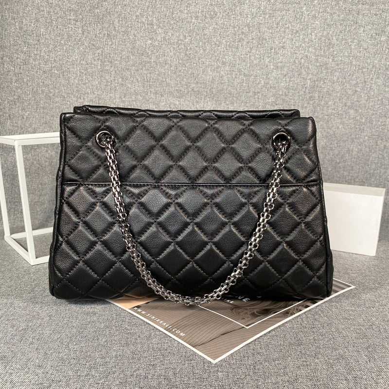 Women's First Layer Cowhide Large Capacity Totes Shoulder Bags