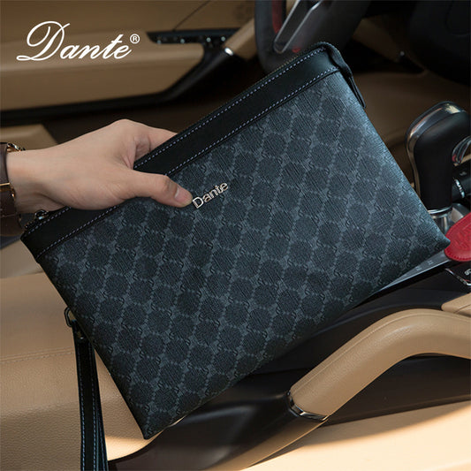 Men's Clutch Leather Business First Layer Cowhide Men's Handbags