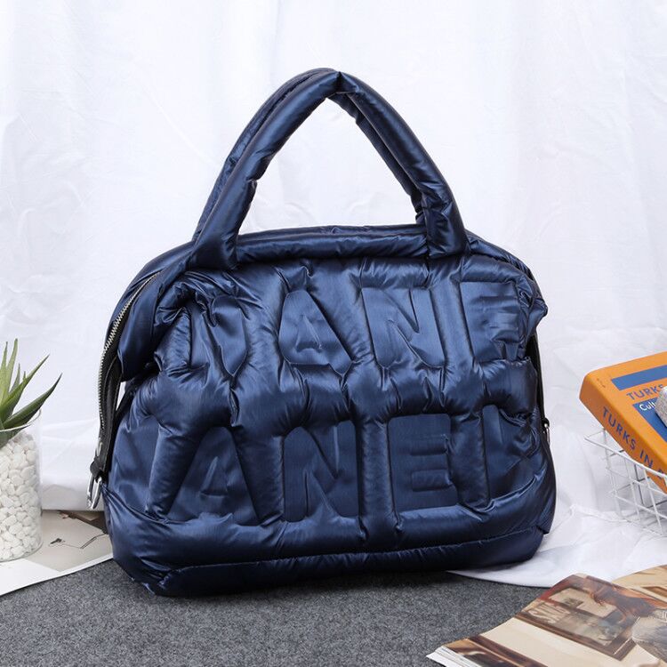 Women's Fashion Space Cotton Air Chamber Shoulder Bags