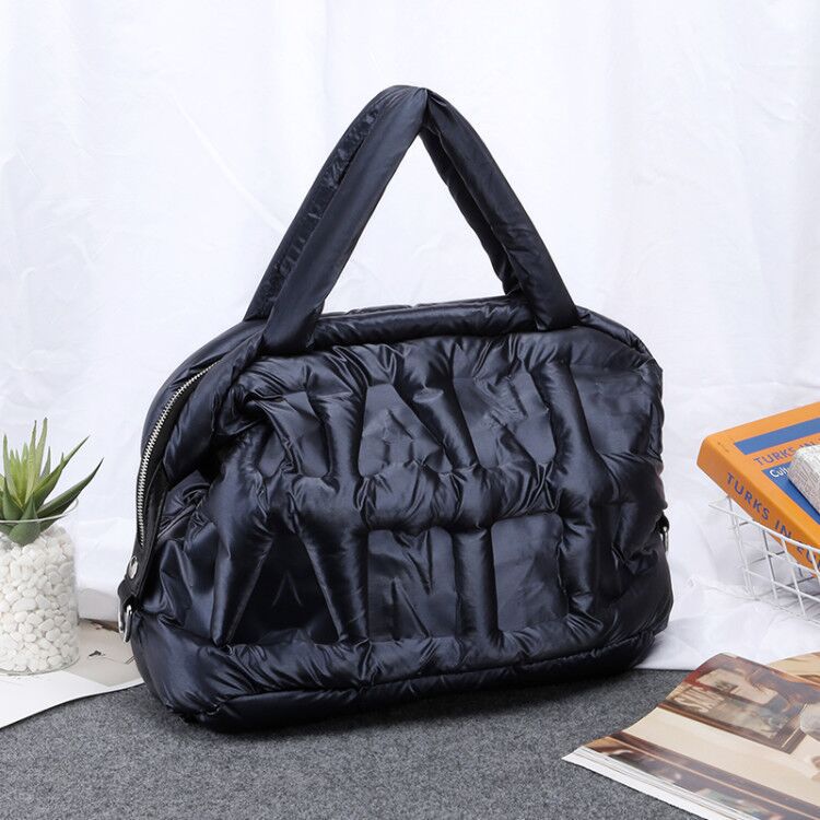 Women's Fashion Space Cotton Air Chamber Shoulder Bags