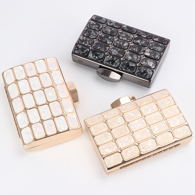 Women's Korean Style Simple Acrylic Party Fashion Evening Bags