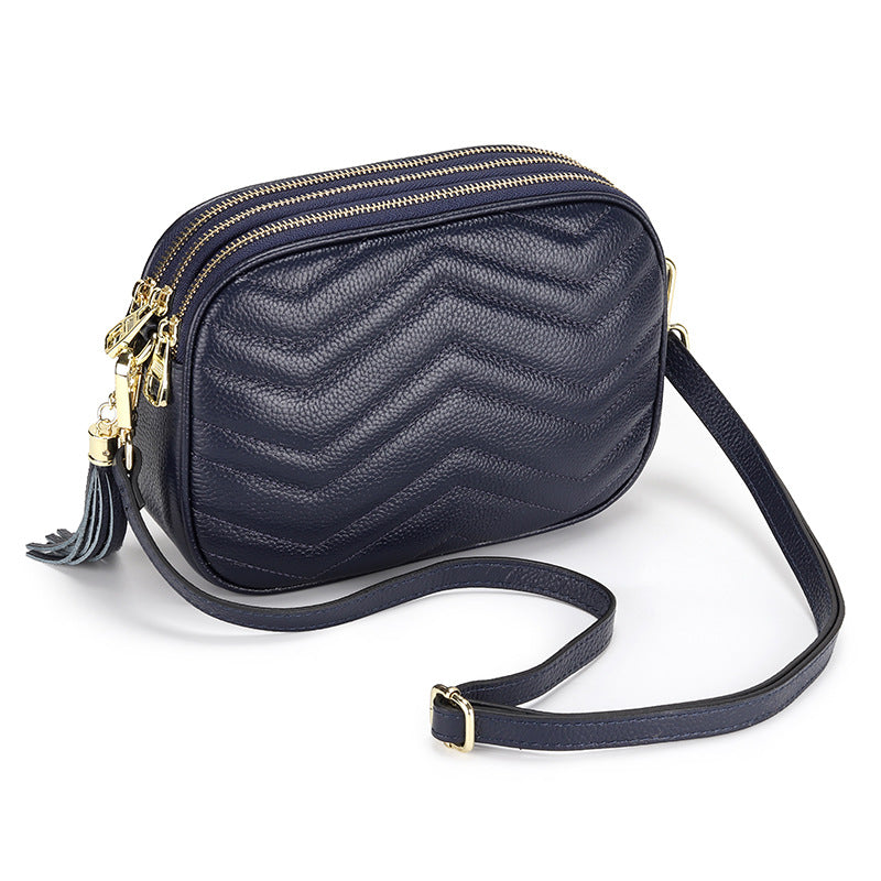 Women's Genuine Leather Large Capacity Top Layer Crossbody Bags
