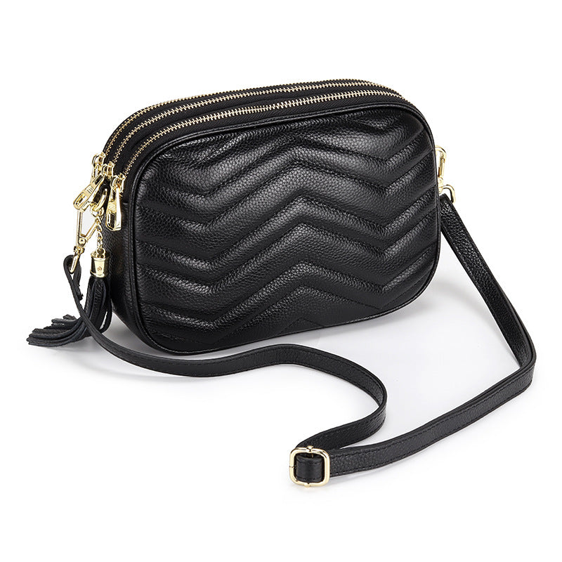 Women's Genuine Leather Large Capacity Top Layer Crossbody Bags