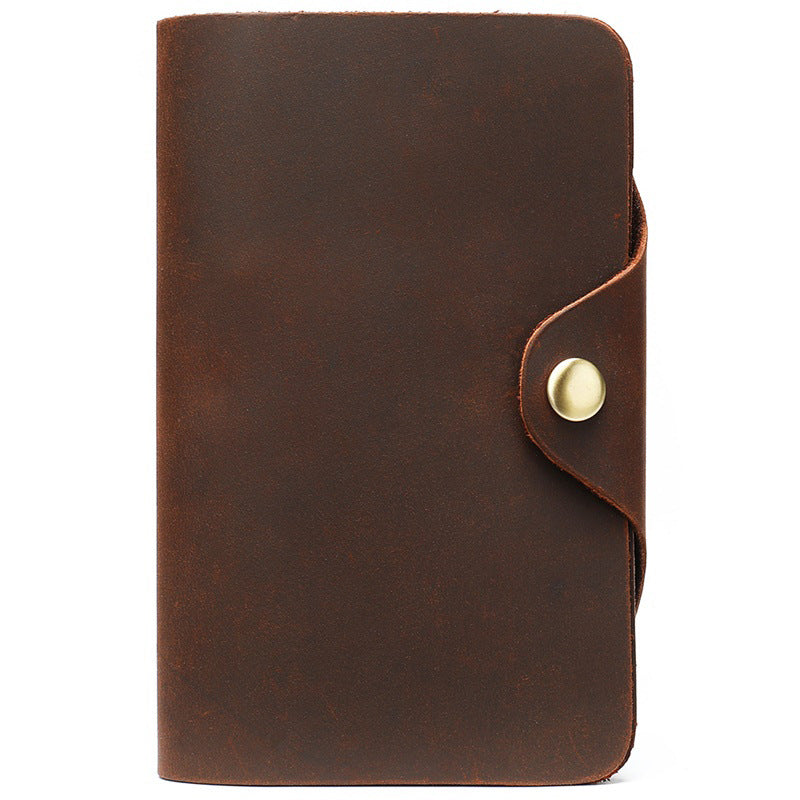 Men's Leather For Man Long Crazy Horse Men's Wallets