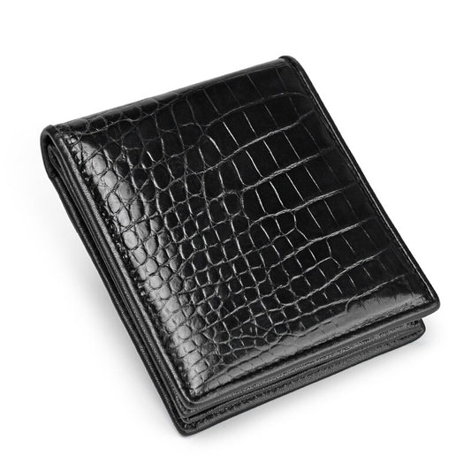 Men's Crocodile Leather Genuine Horizontal Business Fashion Men's Wallets