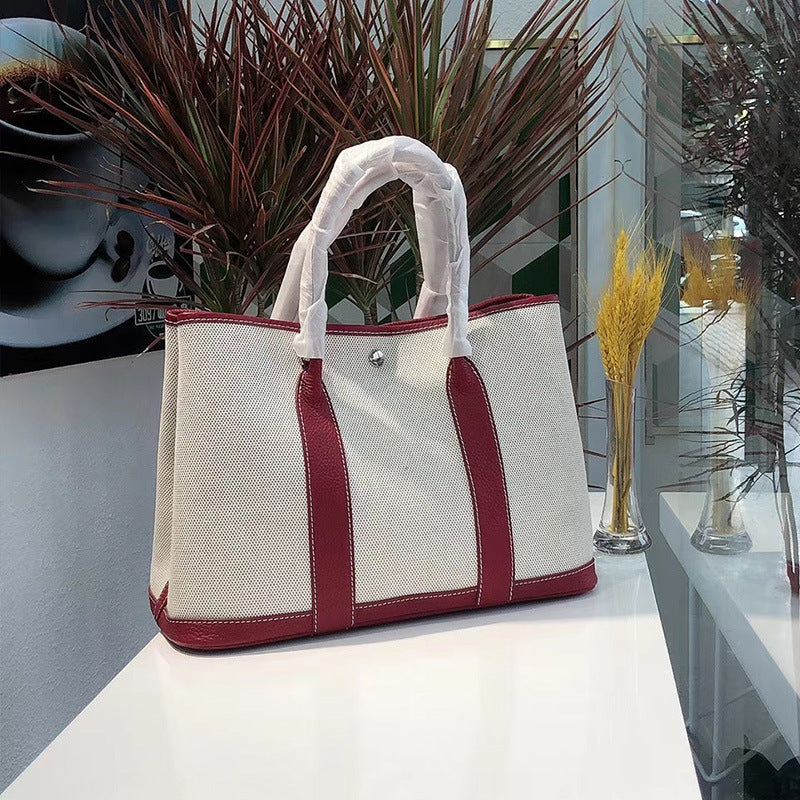 Women's Durable Versatile Canvas Portable Shopping Bags