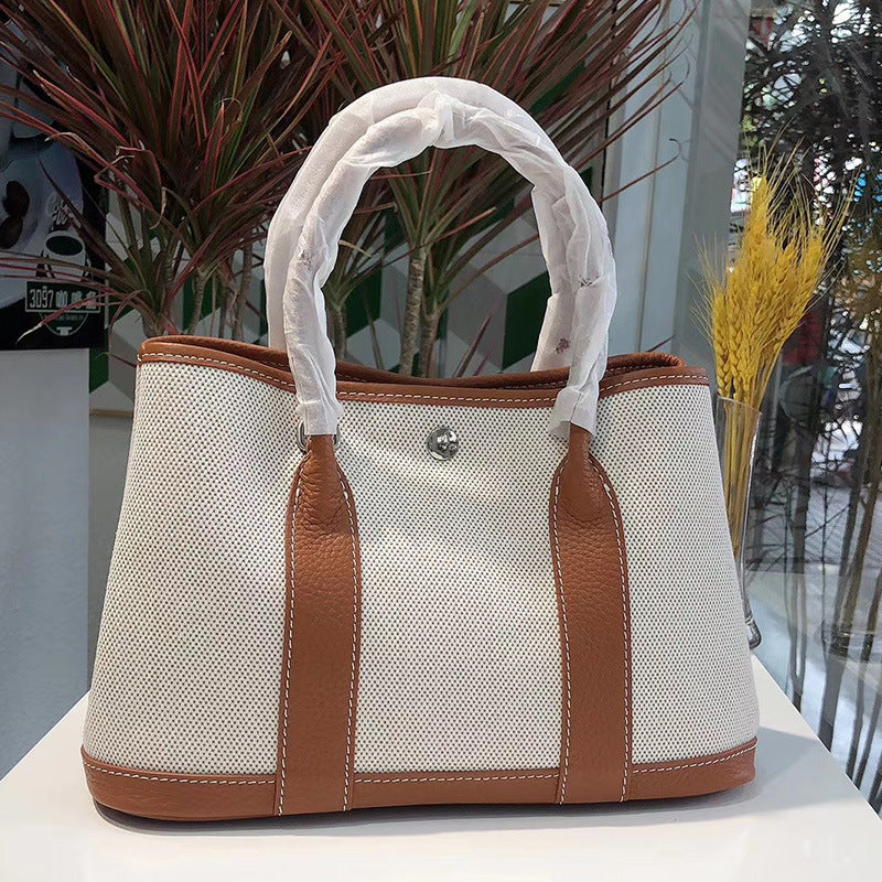 Women's Durable Versatile Canvas Portable Shopping Bags