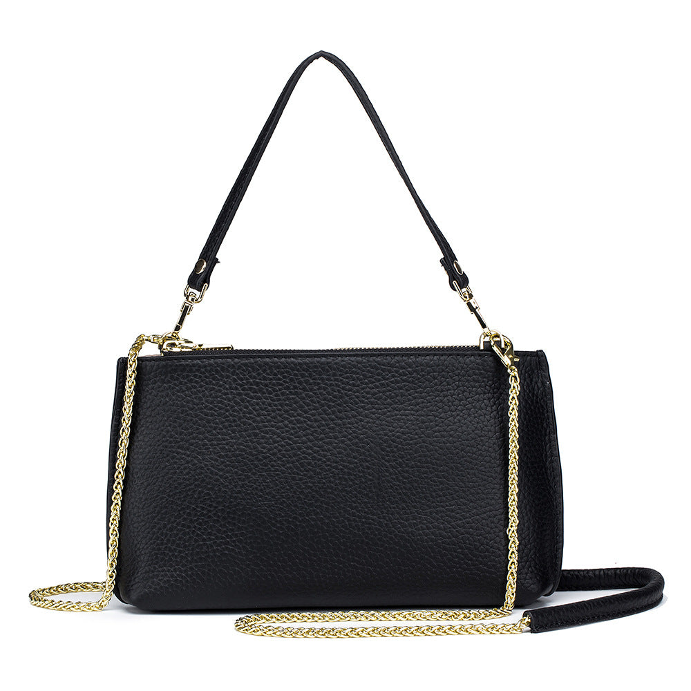 Women's Simple Soft Leather Elegant One Shoulder Bags